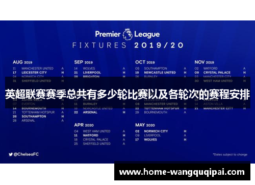 英超联赛赛季总共有多少轮比赛以及各轮次的赛程安排
